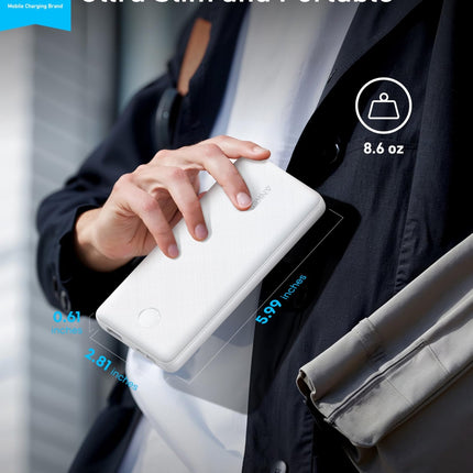 Anker <b>313</b> Power Bank (PowerCore 10K) White