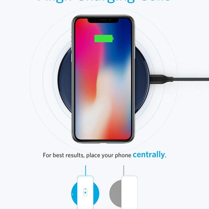 Anker <b>313</b> Wireless Charger (Pad) Blue