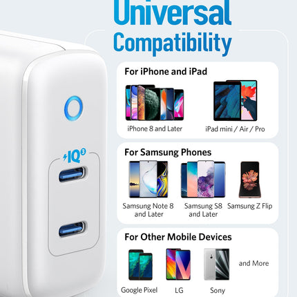 Anker <b>324</b> Charger (40W) White