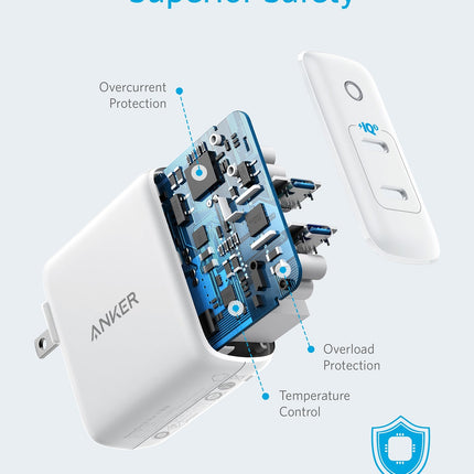 Anker <b>324</b> Charger (40W) White