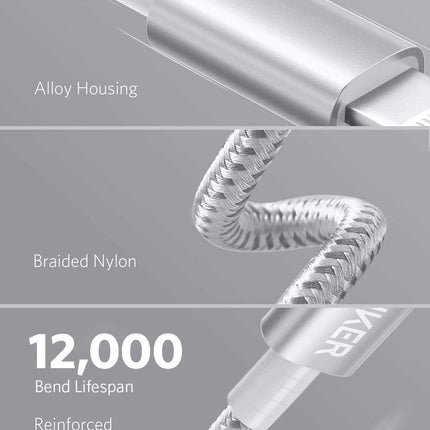 Anker <b>331</b> USB - C to Lightning Cable Silver