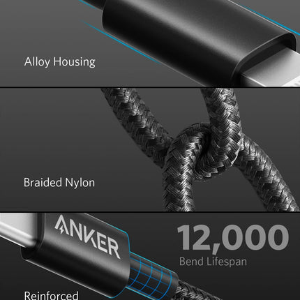 Anker <b>331</b> USB - C to Lightning Cable Black