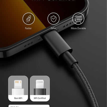 Anker <b>331</b> USB - C to Lightning Cable Black