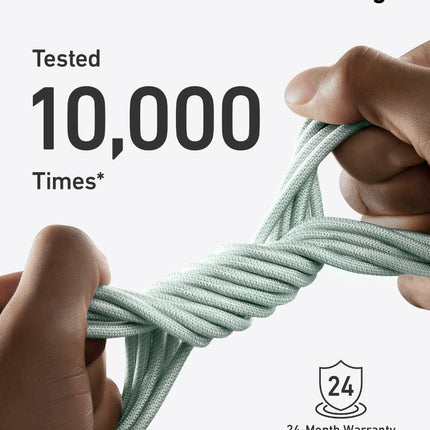 Anker <b>543</b> USB - C to USB - C Cable (Bio - Braided) 3 ft