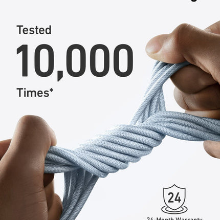 Anker <b>543</b> USB - C to USB - C Cable (Bio - Braided) 10 ft