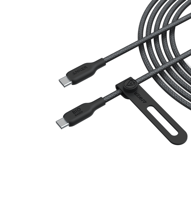 Anker <b>543</b> USB - C to USB - C Cable (Bio - Braided) 10 ft