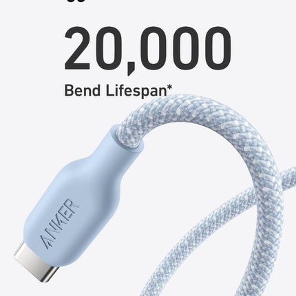 Anker <b>543</b> USB - C to USB - C Cable (Bio - Braided) 6 ft
