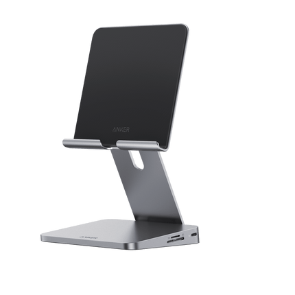 Anker <b>551</b> USB - C Hub (8 - in - 1, Tablet Stand) Gray