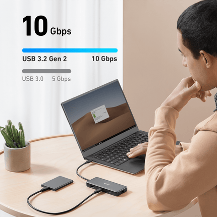 Anker <b>555</b> USB - C Hub (8 - in - 1) Black