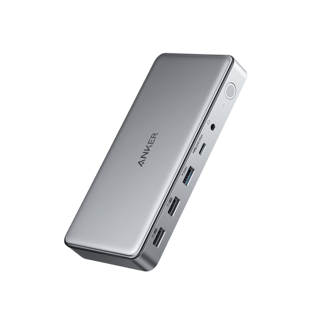 Anker <b>563</b> USB - C Docking Station (10 - in - 1) Grey