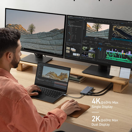 Anker <b>565</b> USB - C Hub (11 - in - 1) Grey