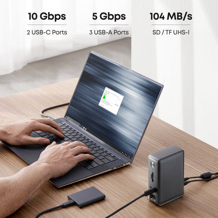 Anker <b>575</b> USB - C Docking Station (13 - in - 1) Black