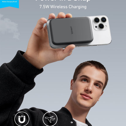 Anker <b>621</b> Magnetic Battery (MagGo) Interstellar Gray