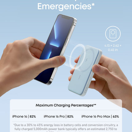 Anker <b>621</b> Magnetic Battery (MagGo) Misty Blue