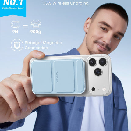 Anker <b>622</b> Magnetic Battery (MagGo) Misty Blue