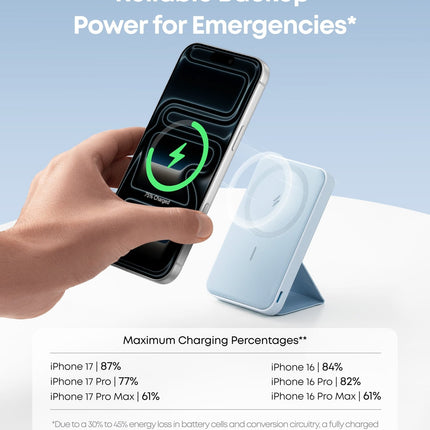 Anker <b>622</b> Magnetic Battery (MagGo) Misty Blue