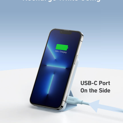 Anker <b>622</b> Magnetic Battery (MagGo) Misty Blue