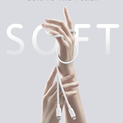 Anker <b>641</b> USB - C to Lightning Cable (Flow, 3 ft Silicone) 6ft