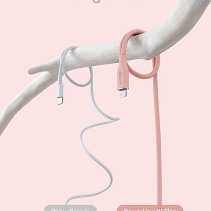 Anker <b>641</b> USB - C to Lightning Cable (Flow, 3 ft Silicone) 6ft