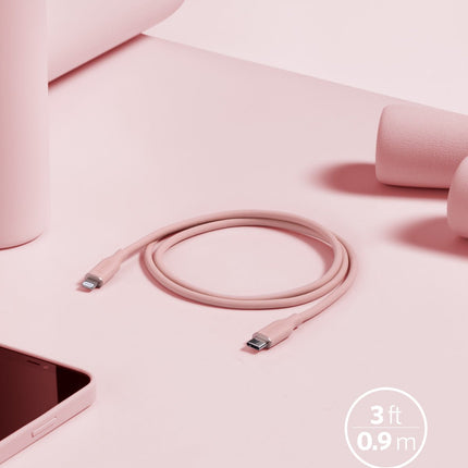 Anker <b>641</b> USB - C to Lightning Cable (Flow, 3 ft Silicone) 3ft