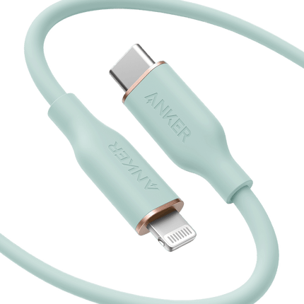 Anker <b>641</b> USB - C to Lightning Cable (Flow, 3 ft Silicone) 6ft
