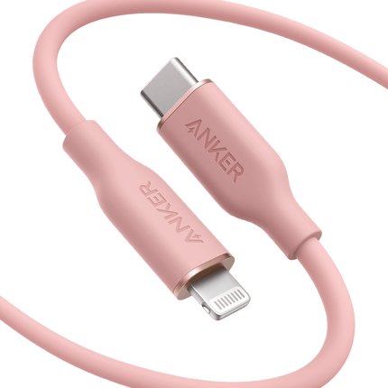 Anker <b>641</b> USB - C to Lightning Cable (Flow, 3 ft Silicone) 6ft