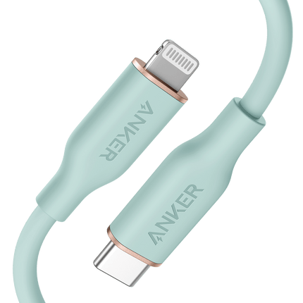 Anker <b>641</b> USB - C to Lightning Cable (Flow, 3 ft Silicone) 3ft