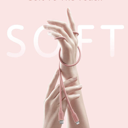 Anker <b>641</b> USB - C to Lightning Cable (Flow, 3 ft Silicone) 3ft