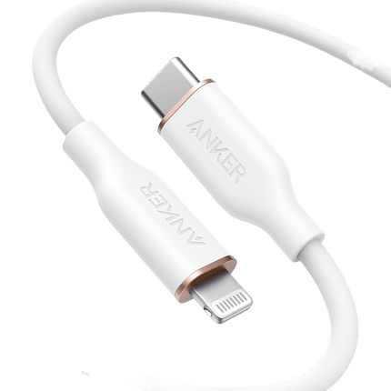 Anker <b>641</b> USB - C to Lightning Cable (Flow, 3 ft Silicone) 6ft