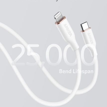 Anker <b>641</b> USB - C to Lightning Cable (Flow, 3 ft Silicone) 6ft