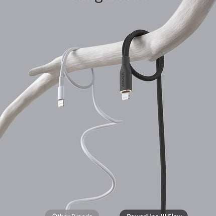 Anker <b>641</b> USB - C to Lightning Cable (Flow, 3 ft Silicone) 3ft