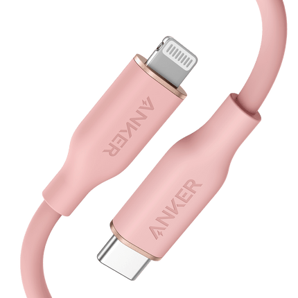 Anker <b>641</b> USB - C to Lightning Cable (Flow, 3 ft Silicone) 3ft