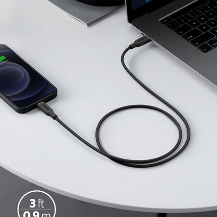Anker <b>641</b> USB - C to Lightning Cable (Flow, 3 ft Silicone) 3ft