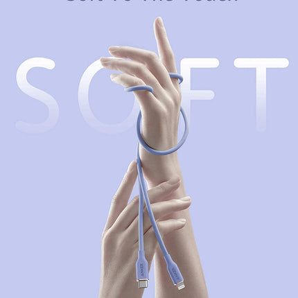 Anker <b>641</b> USB - C to Lightning Cable (Flow, 3 ft Silicone) 3ft