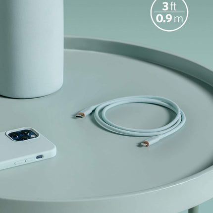 Anker <b>641</b> USB - C to Lightning Cable (Flow, Silicone) 3ft