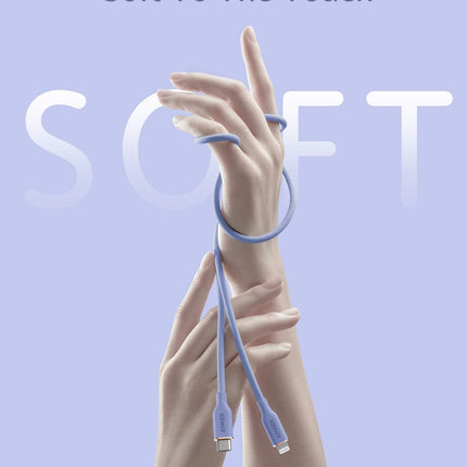 Anker <b>641</b> USB - C to Lightning Cable (Flow, Silicone) 6ft