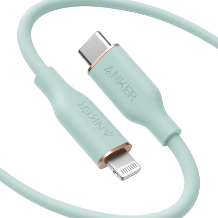 Anker <b>641</b> USB - C to Lightning Cable (Flow, Silicone) 6ft