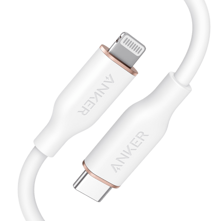 Anker <b>641</b> USB - C to Lightning Cable (Flow, Silicone) 3ft