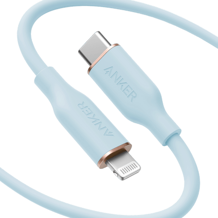 Anker <b>641</b> USB - C to Lightning Cable (Flow, Silicone) 6ft