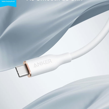 Anker <b>643</b> USB - C to USB - C Cable (Flow, Silicone) 6ft