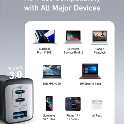 Anker <b>735</b> Charger (Nano II 65W) Black