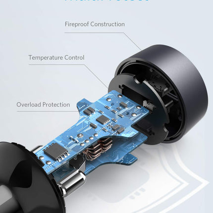 Anker <b>PowerDrive III</b> Duo USB - C Car Charger