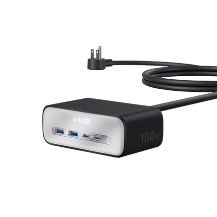 Anker Charging Station (7 - in - 1, 100W) Black Stone