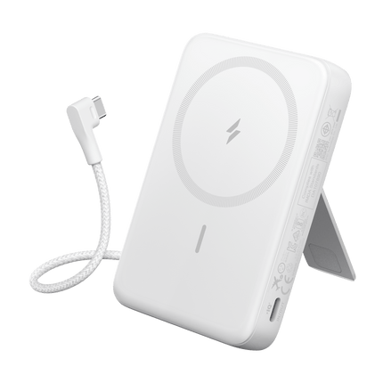 Anker MagGo 10K Power Bank | 30W Fast Charge & MagSafeAurora White7