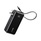 Built-In USB-C Cable / Truffle Black