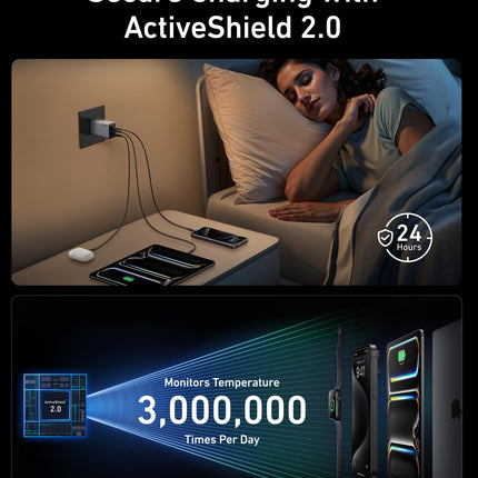 Anker Prime Charger (100W, 3 Ports, GaN)