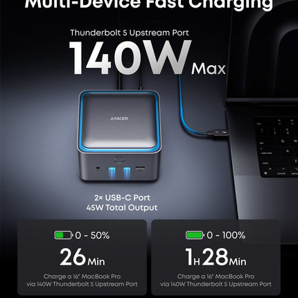 Anker Prime TB5 Docking Station 14-in-1 8K Thunderbolt 5