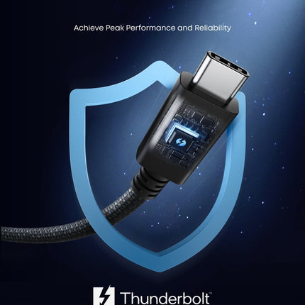 Anker Prime Thunderbolt 5 Cable (3.3 ft/1.7 ft, 80 Gbps, 240W) 1.7 ft