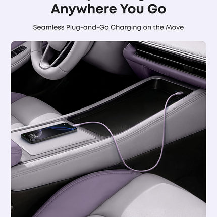 Anker USB - A to USB - C Cable (3 ft/6 ft, Upcycled - Braided) Violet