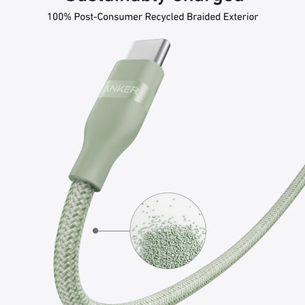 Anker 240W USB - C Cable Upcycled Braided 3ft 6ft USB - IF Certified6 ft29